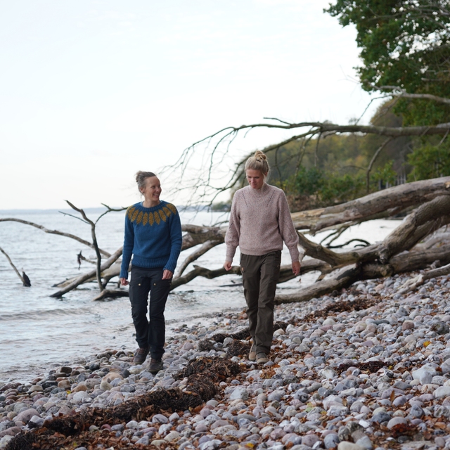 Gåtur ved stranden