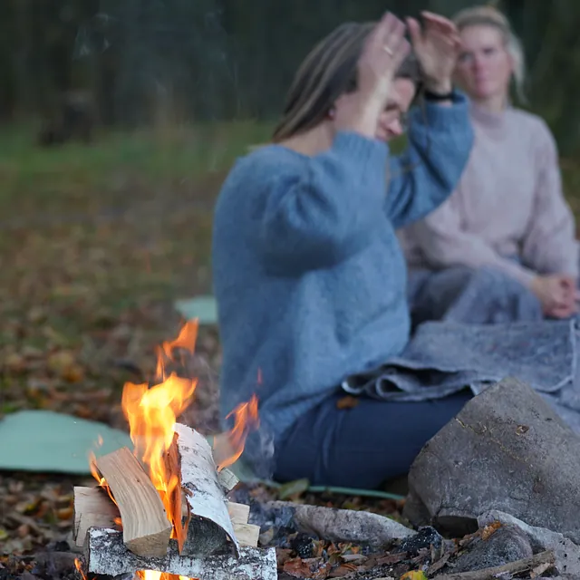 Meditation i skovbunden