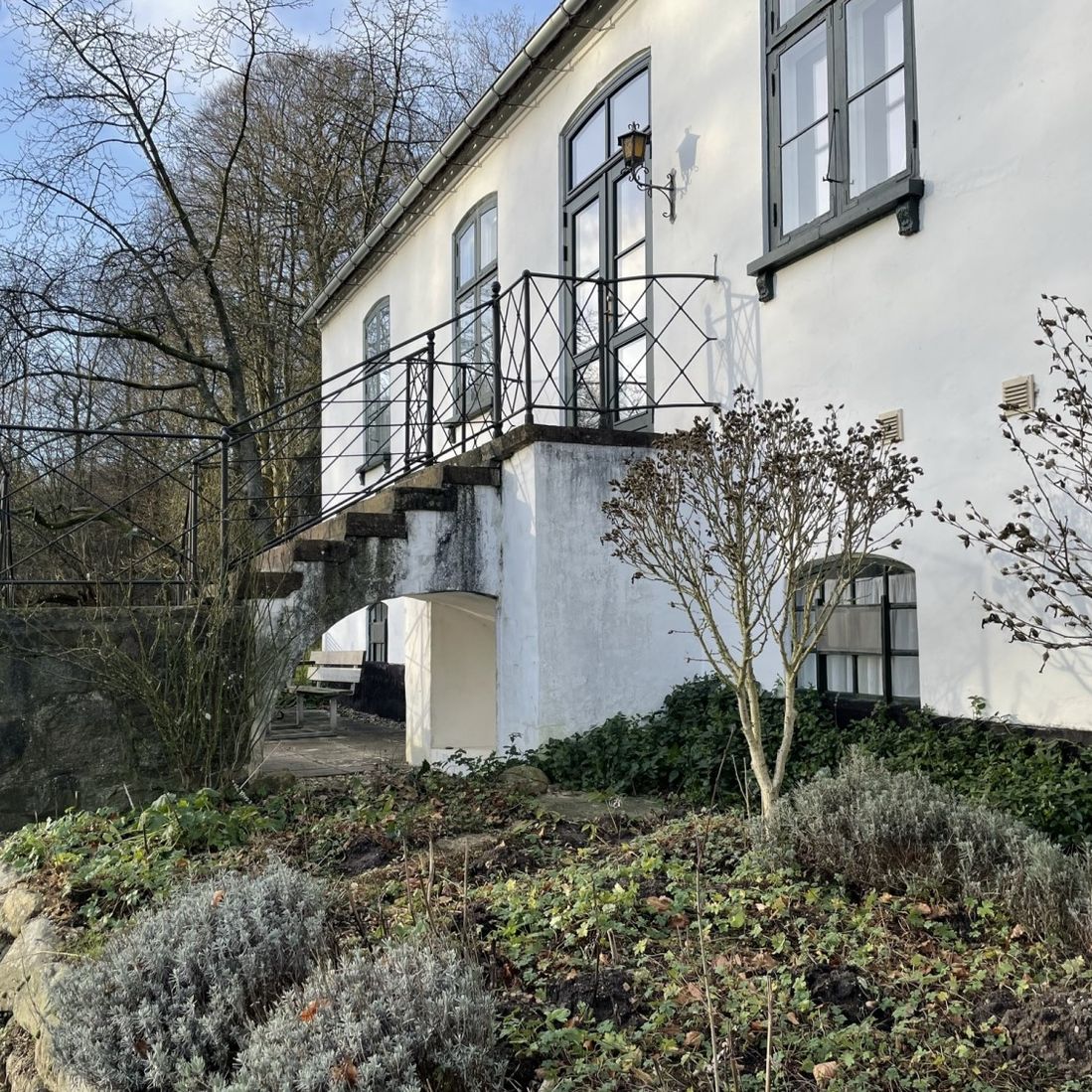 Terrasse på skovriddergård