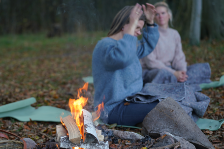 Meditation i skovbunden